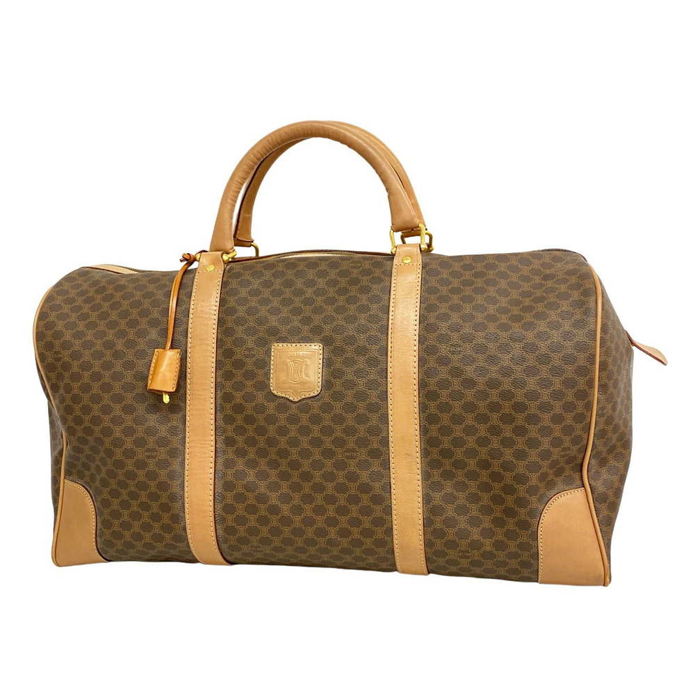 Celine Boston Bag Macadam Brown